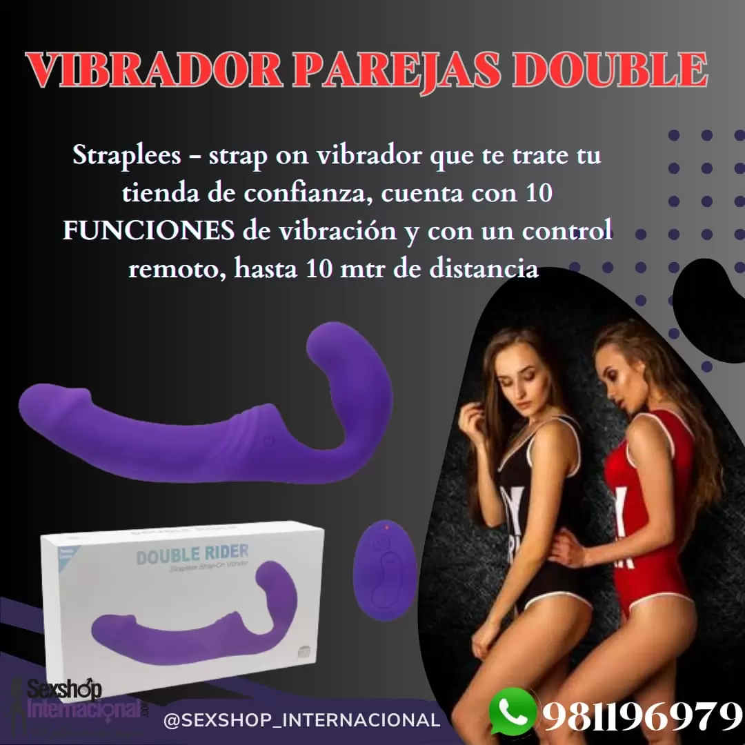 VIBRADOR SODISTICADO DOBLE PENETRACION-A CONTROL REMOTO-PAREJAS-SEXSHOP LIMA 971890151 