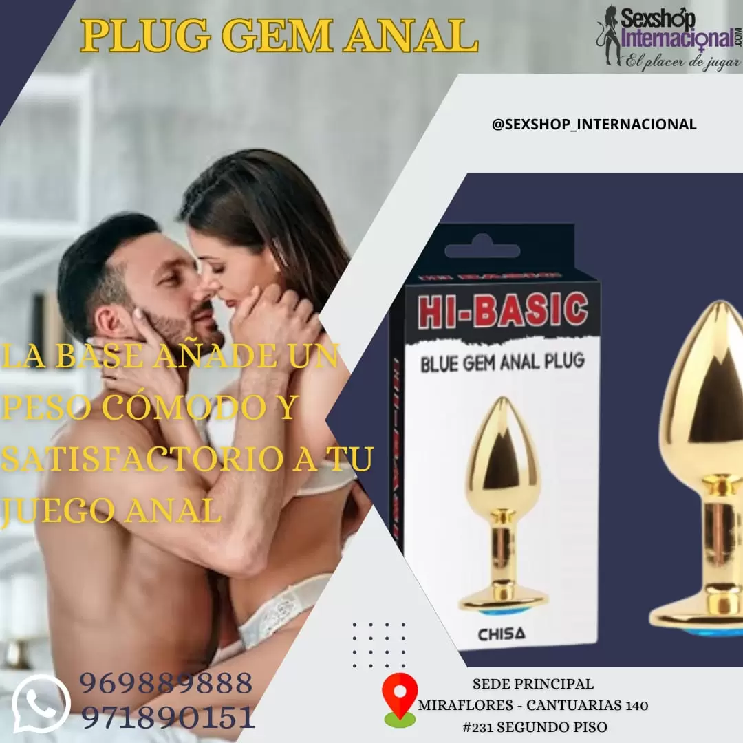 PLUG ANAL-DE ACERO-DILATADOR-HI BASIC-SEXSHOP LIMA 971890151 