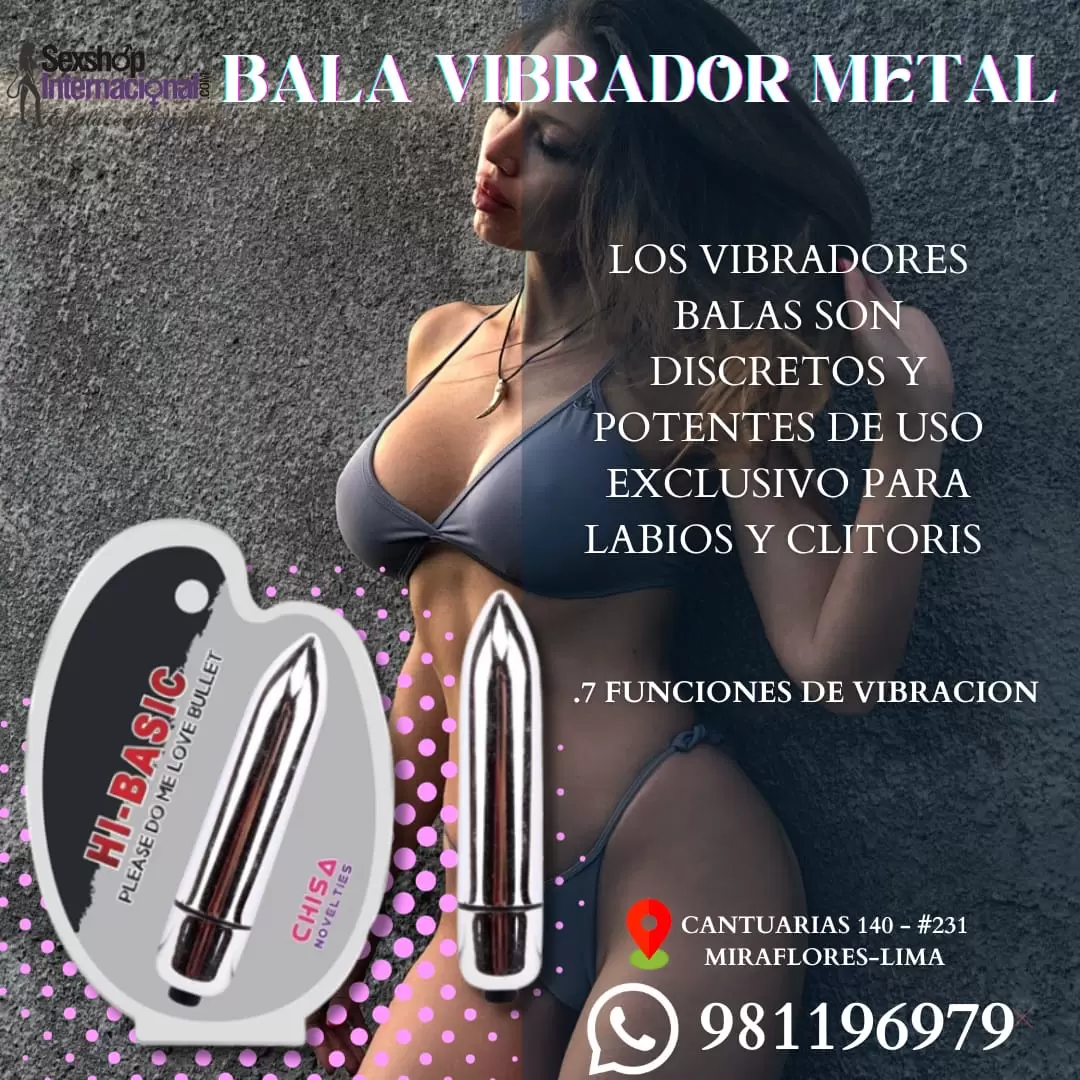 BALA VIBRADORA DE ACERO-MINI ESTIMULADOR CLITORAL-HI BASIC-SEXSHOP LIMA 971890151 