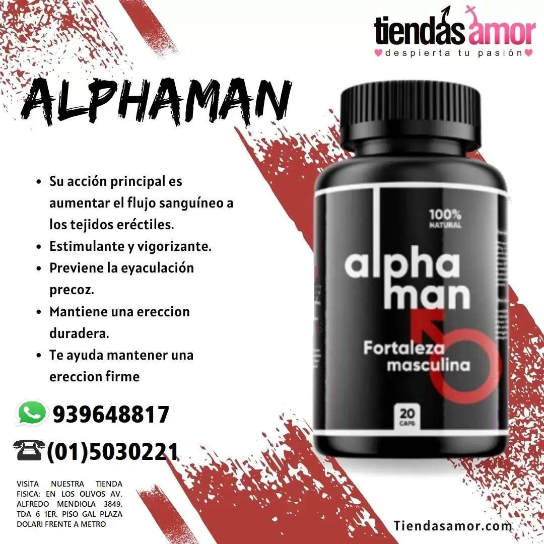 POTENCIALIZADOR ALPHAMAN.