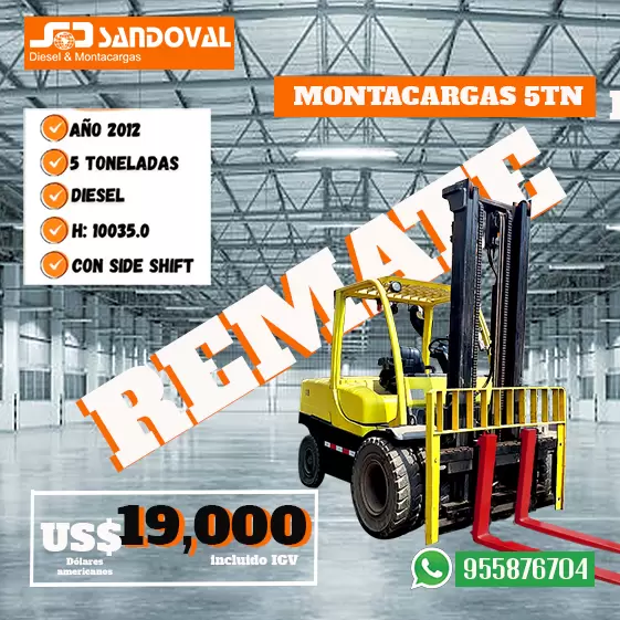 REMATE MONTACARGAS HYSTER
