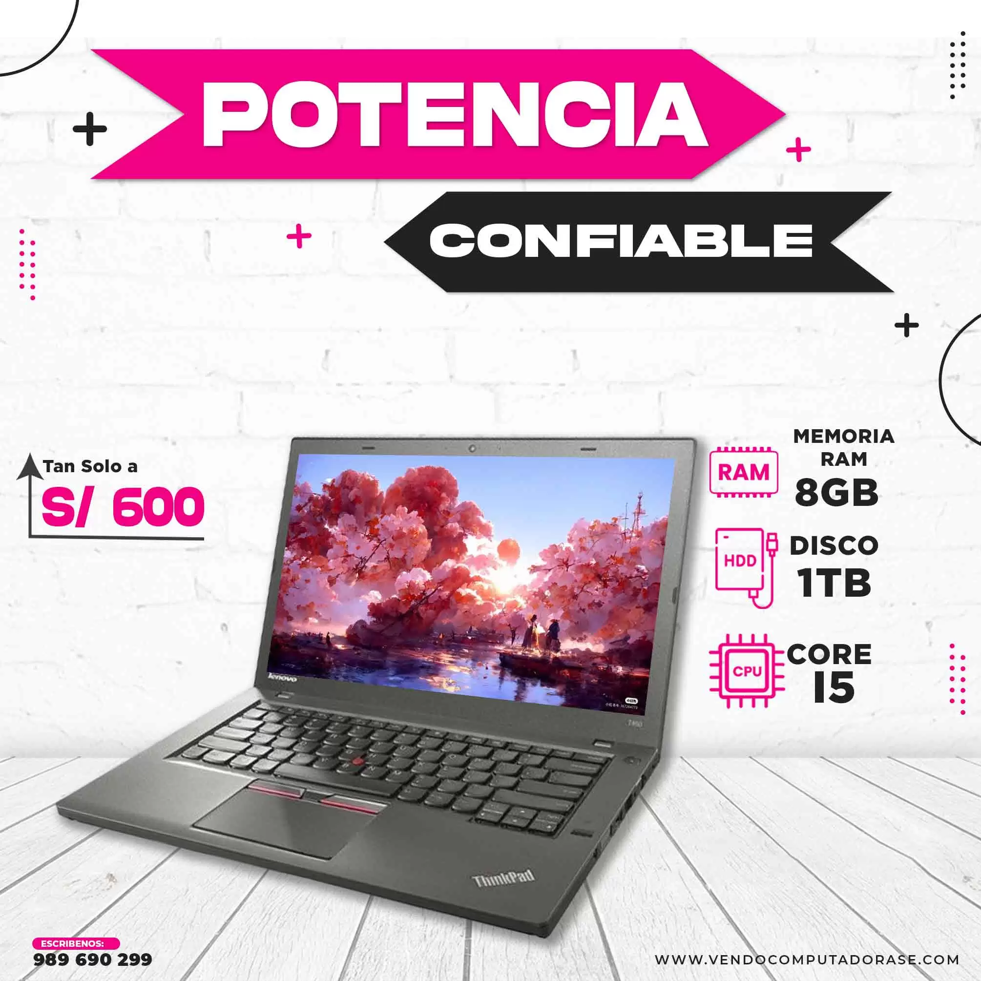 Experimenta la excelencia Venta de Lenovo ThinkPad T460