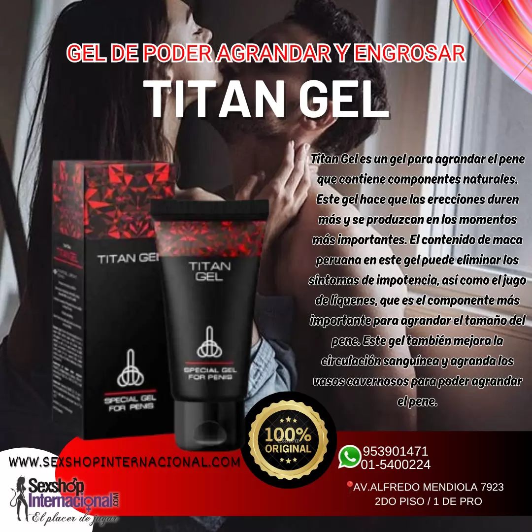 Gel Titan original 100 original