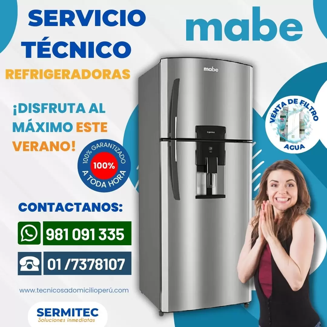 Atención Mabe Reparación Refrigeradoras 981091335 Pueblo Libre