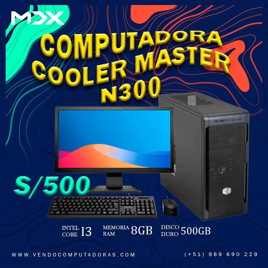 Actualiza tu experiencia informática con la Cool Master N300. Hazte con la tuya hoy mismo 