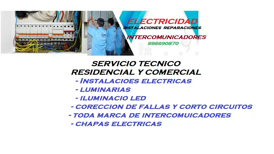 TECNICO INTERCOMUNICADORES Y VIDEOS PORTEROS COMMAX 996690870