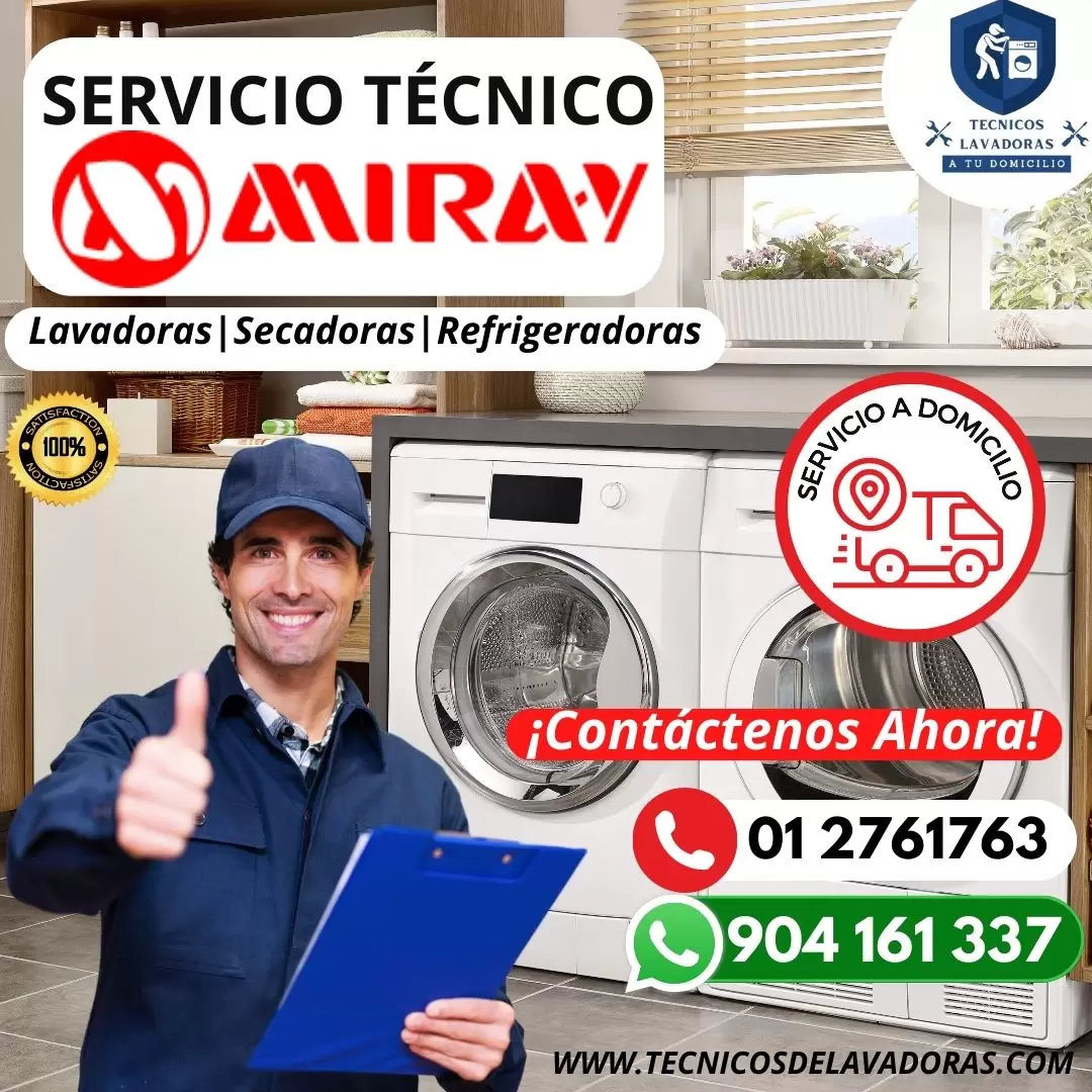 tecnico reparacion lavadoras Miray 2761763