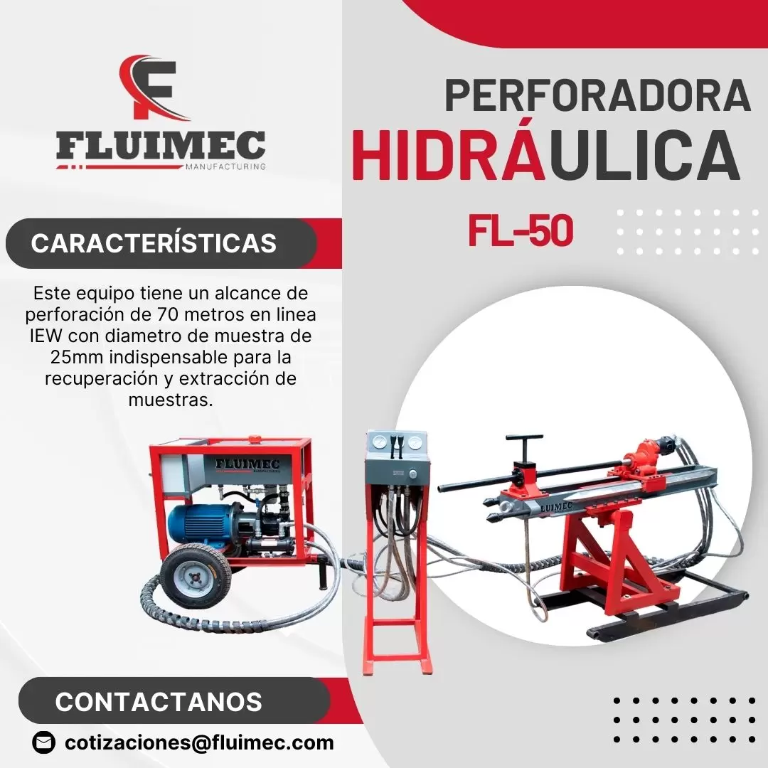 Perforadora para exploración geológica FL-50 