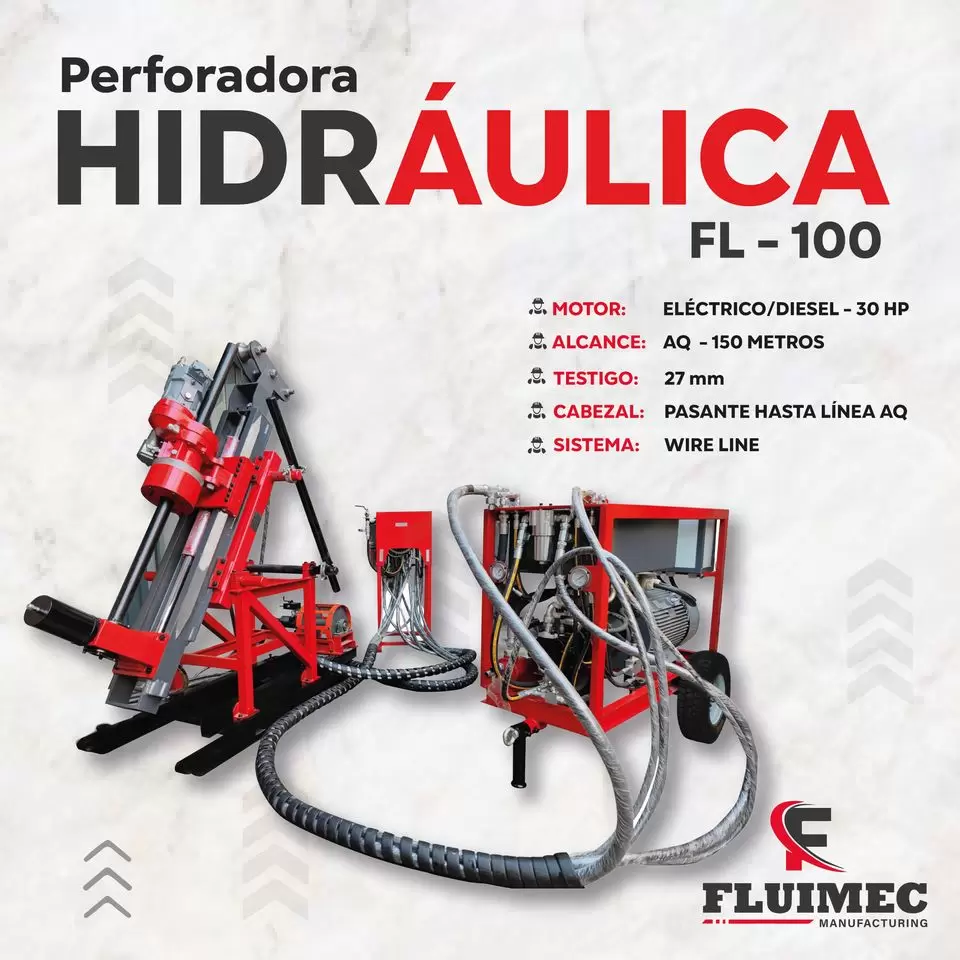 Perforadora FL-100 - Equipo para minería 