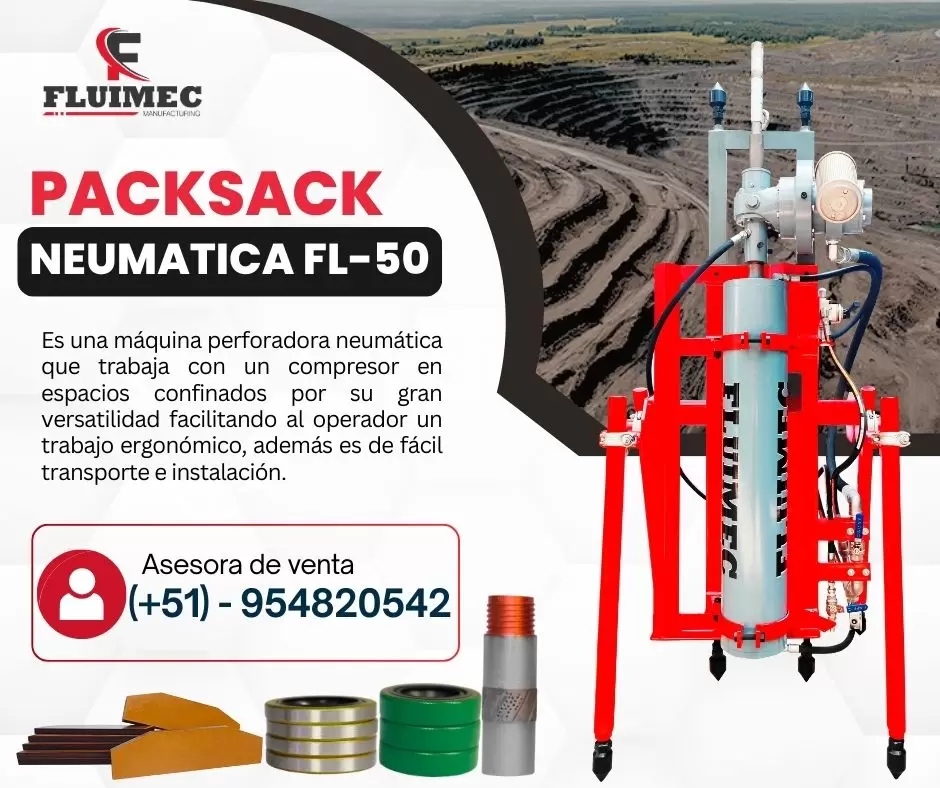 PACKSACK FL-50 EQUIPO PARA PROYECTOS MINEROS