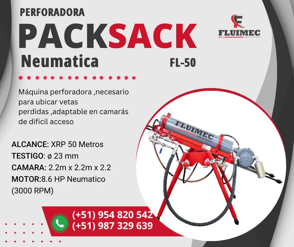 Packsack FL-50 Equipo neumático para muestreo