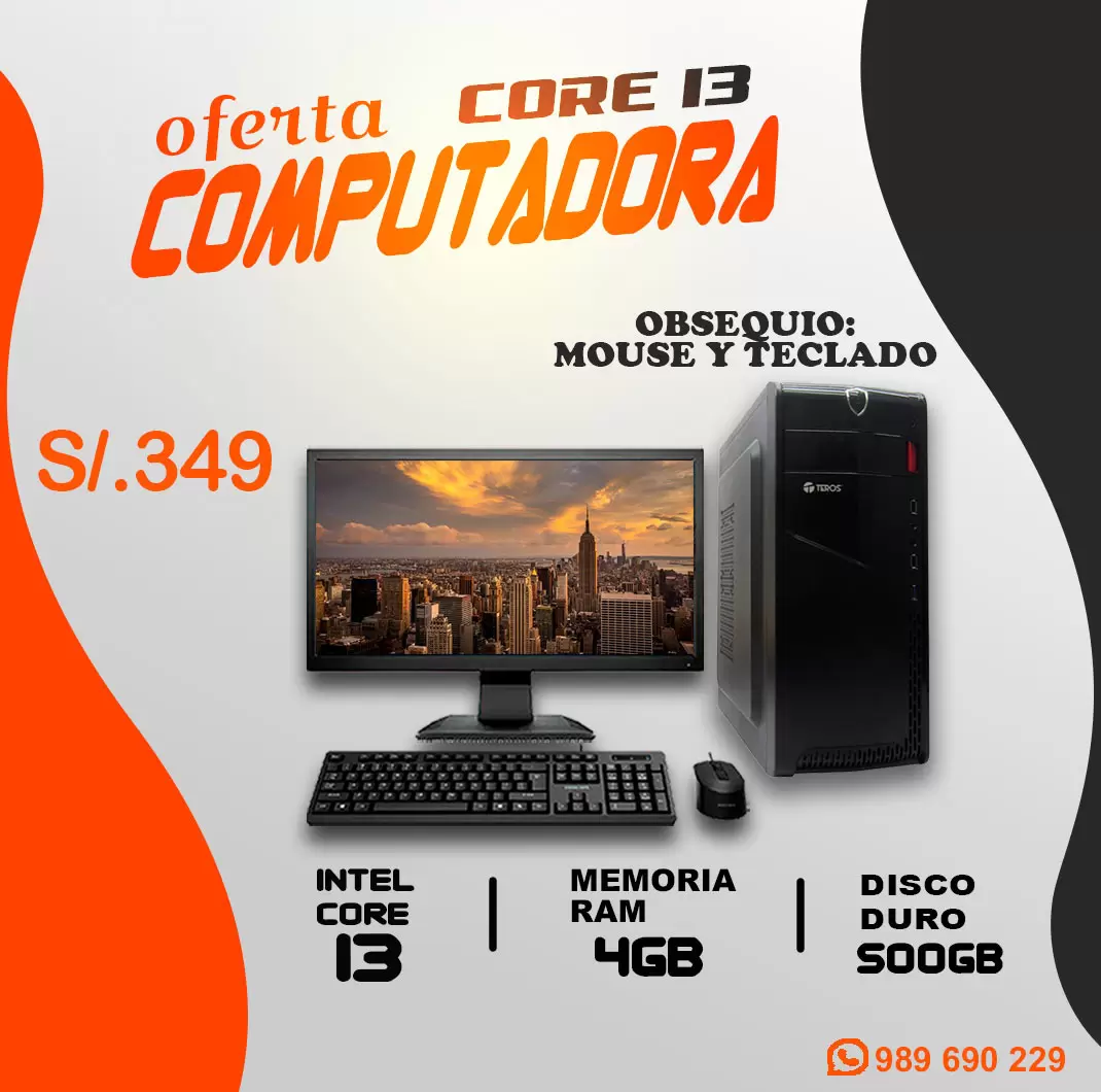 Renueva tu tecnología Core I3