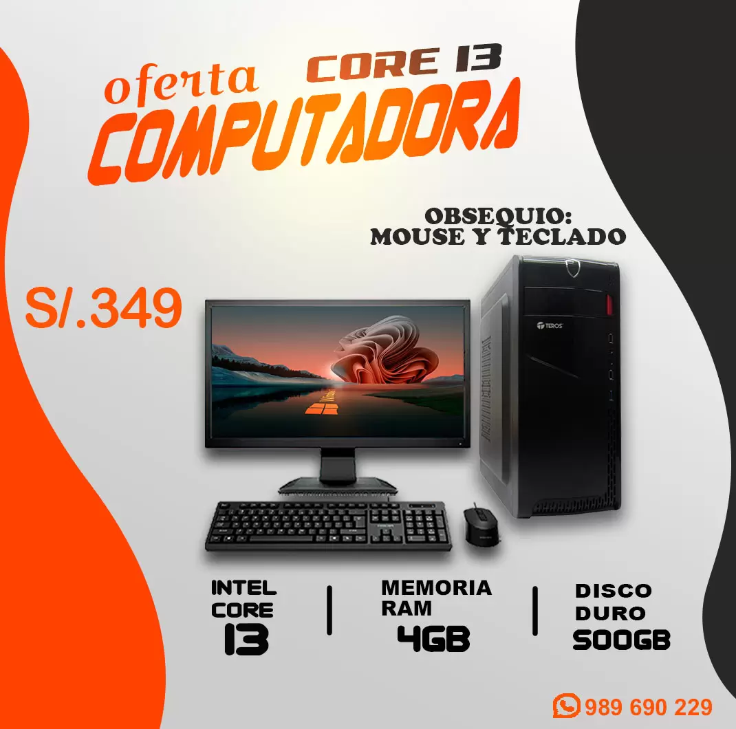 Renueva tu tecnología Core I3