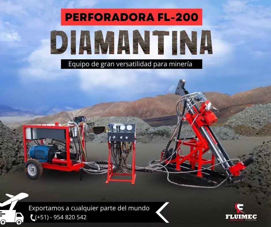 MAQUINA FL-200 - Perforadora para industria minera