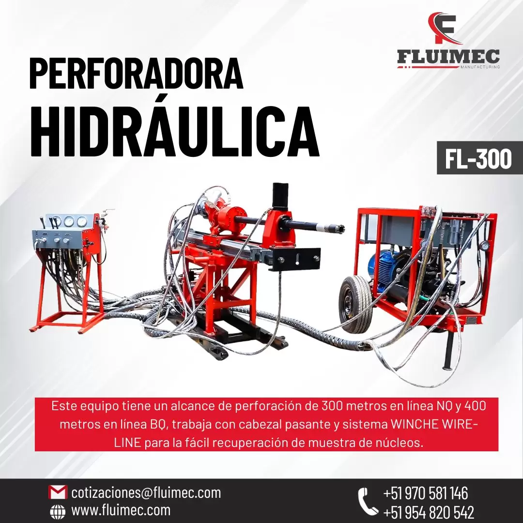 HIDRAULICA FL-300 - EQUIPO PARA EXPLORAR NUCLEOS