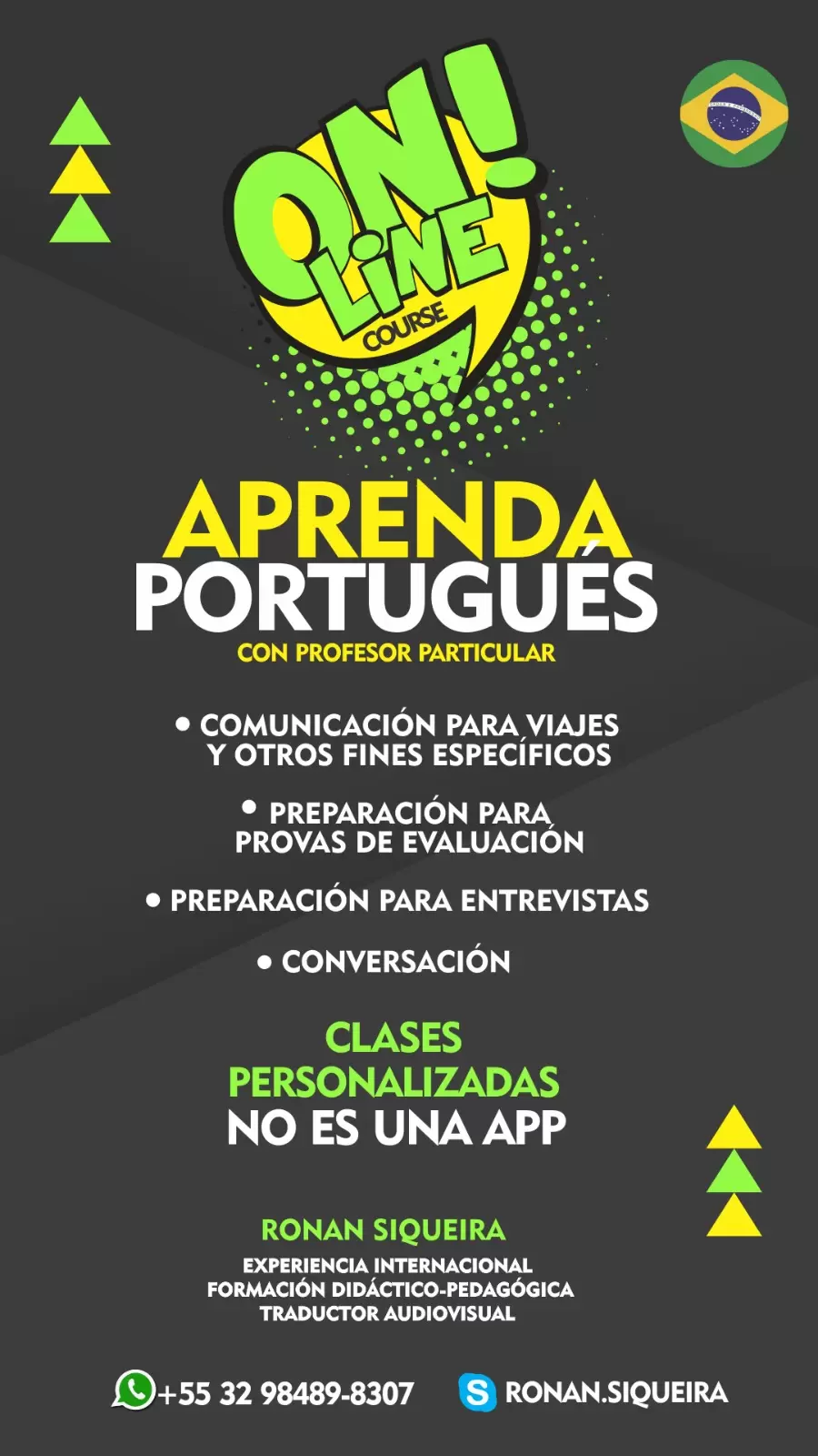 Curso de Portugués con Profesor Nativo
