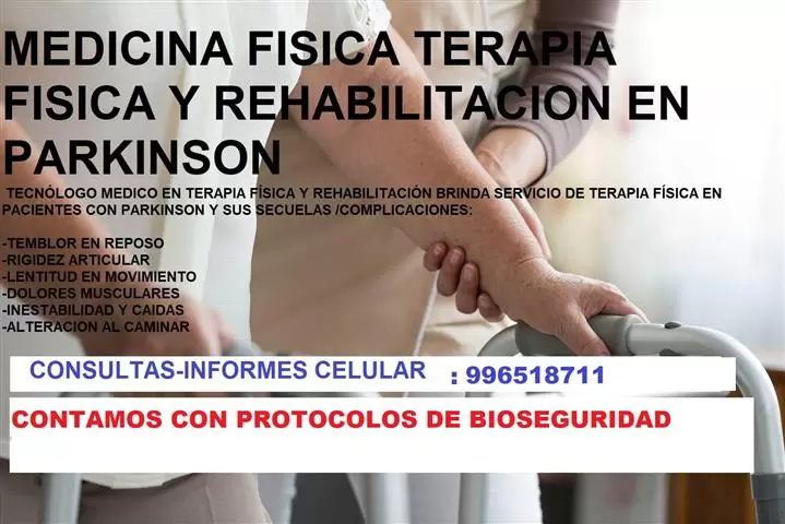 REHABILITACION FISICA PARKINSON-ACV-GUILLINA BARRE-PARALISIS FACIAL