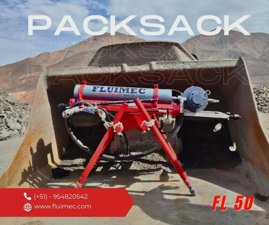 Packsack FL-50 Perforadora para operaciones mineras