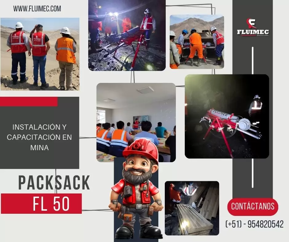 PACKSACK FL-50 PERFORADORA PARA EXPLORACION GEOLOGICA