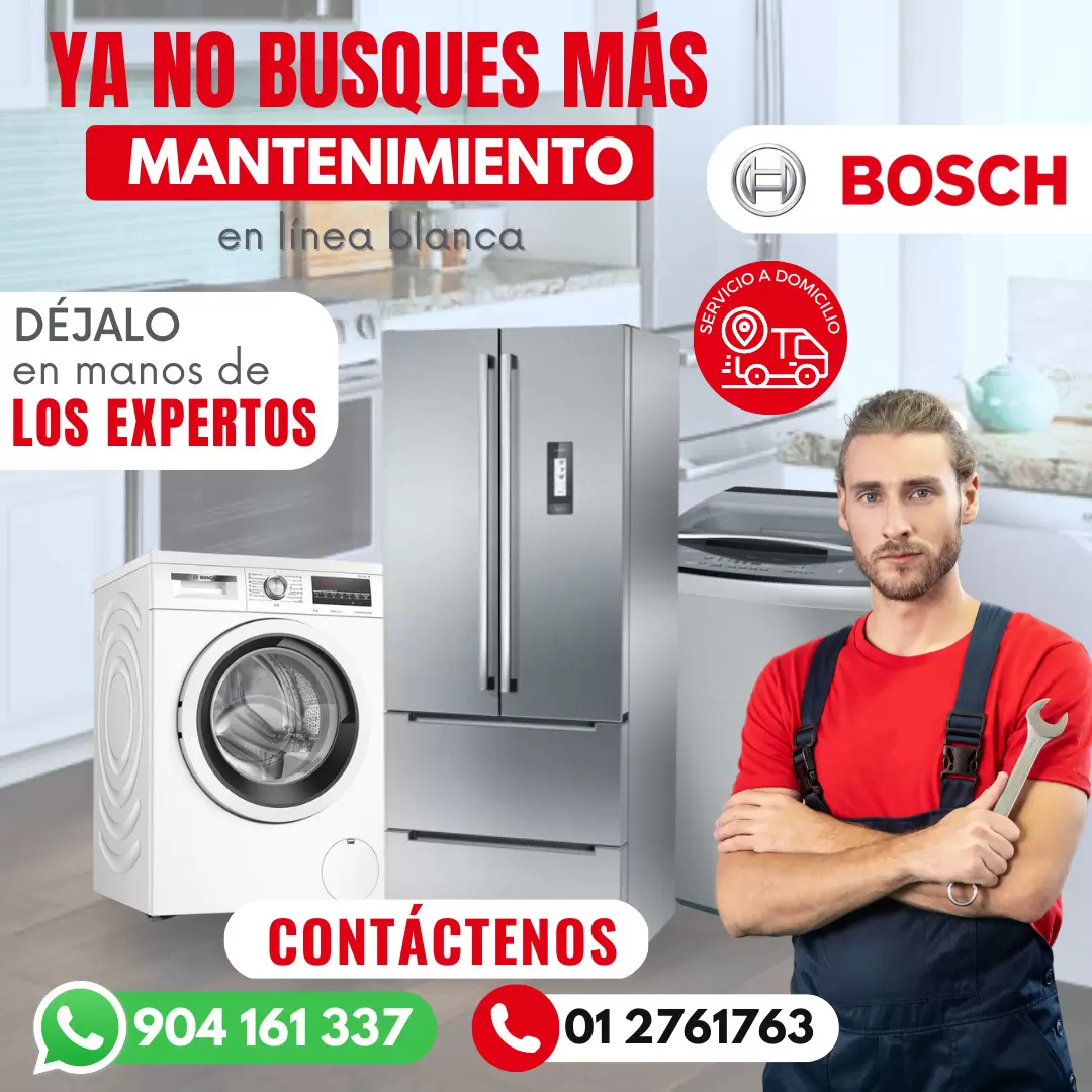  Siempre listos Tecnicos de lavadoras Bosch 904161337 - Magdalena