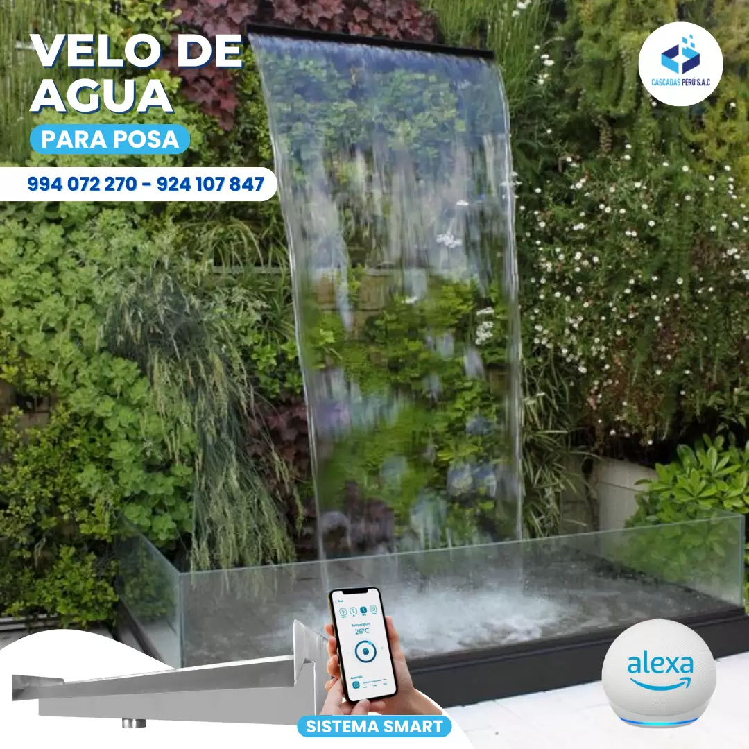 Velo de agua Velo de agua jardín Velo de agua venta 