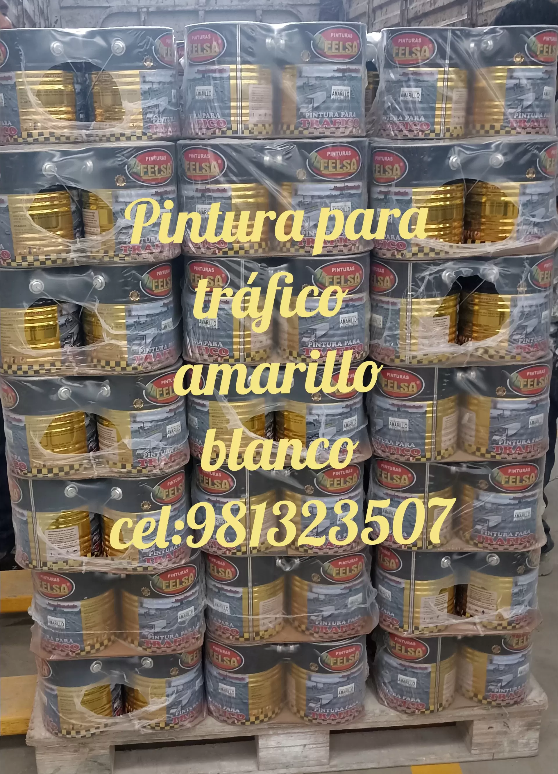 Pintura de trafico a buen precio 