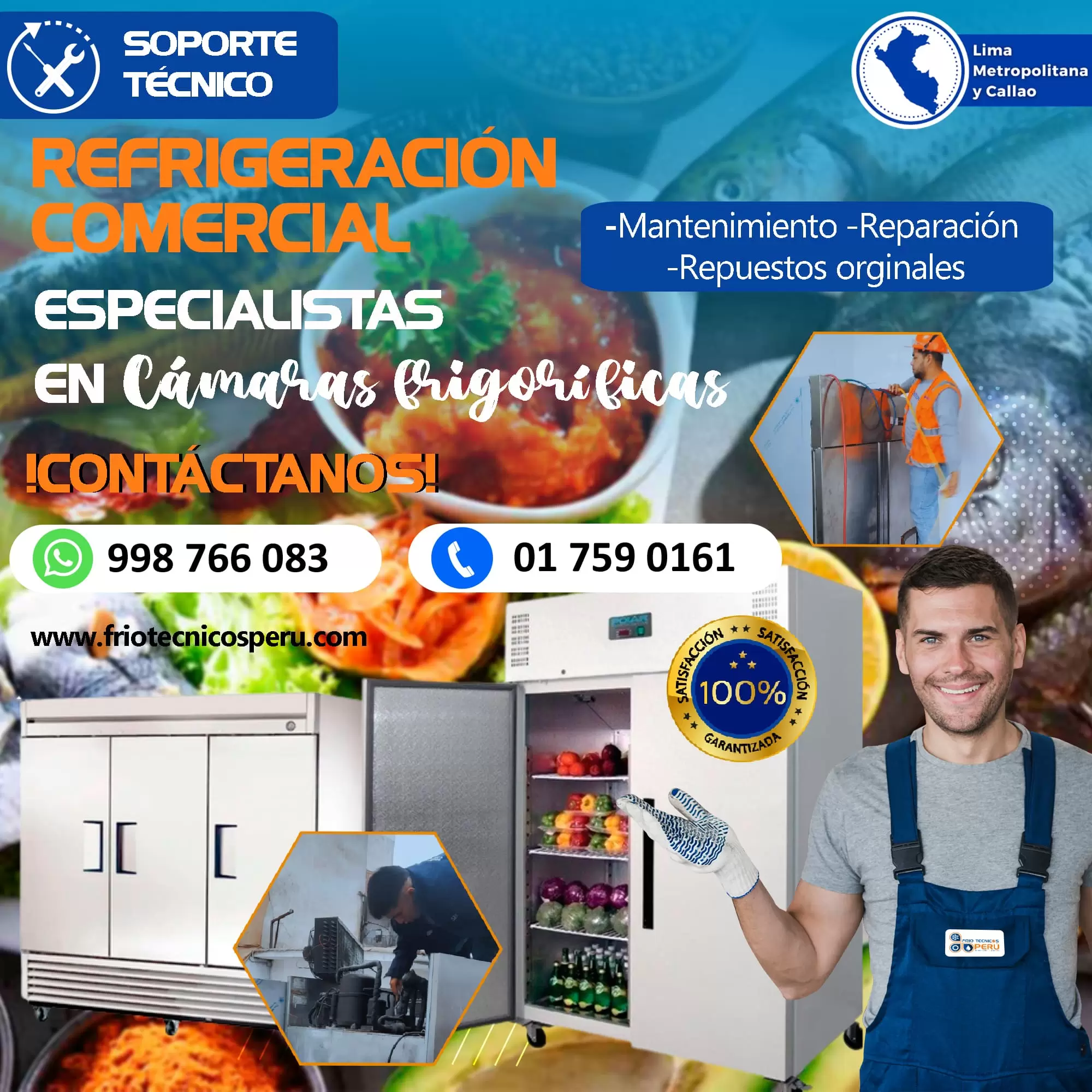 EXPERTOS EN FRIO INDUSTRIAL CAMARAS FRIGORIFICAS 