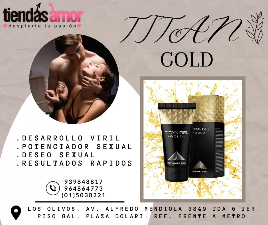 TITAN GEL GOLD 50ML ORIGUINAL.