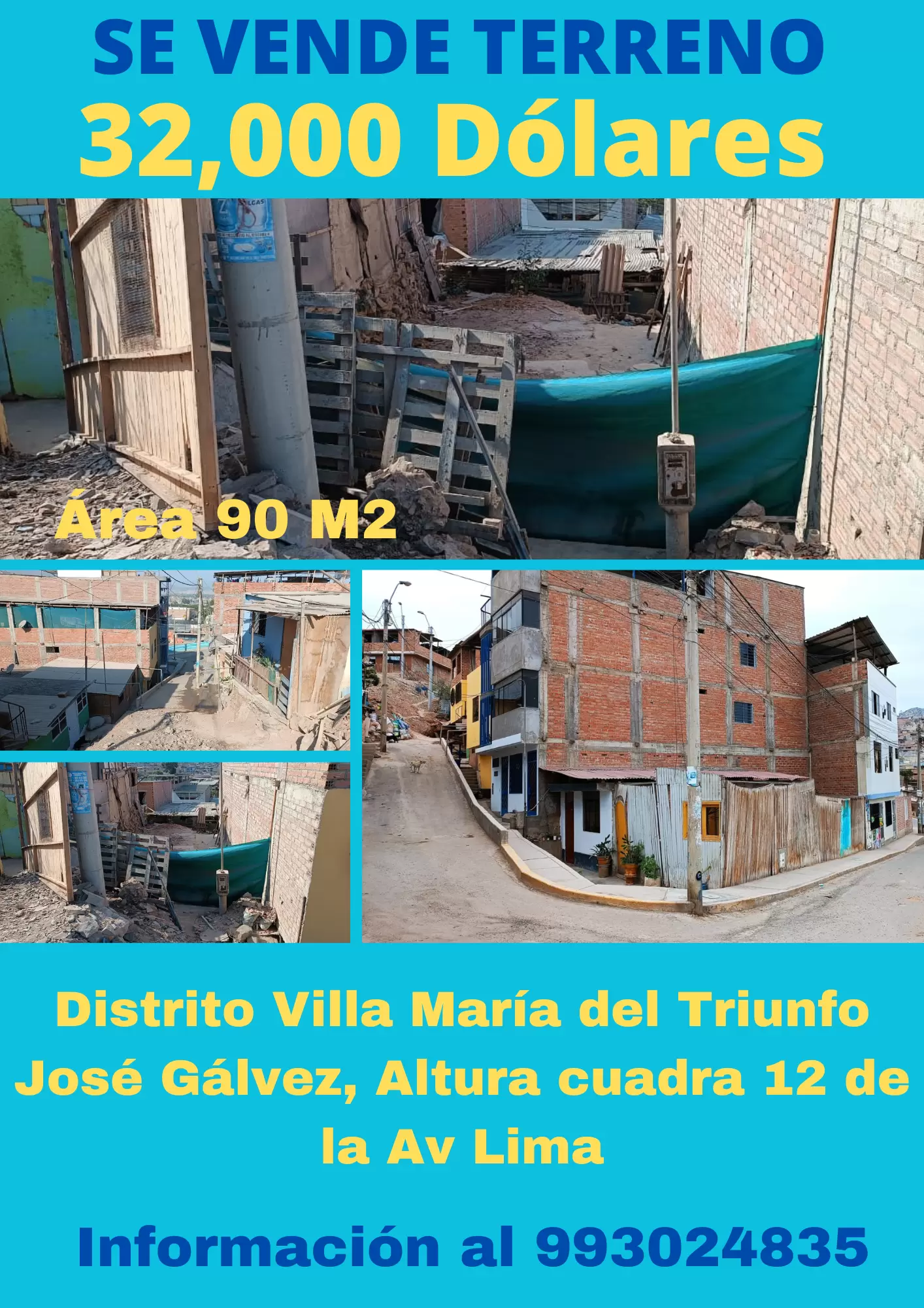 Se vende Terreno 