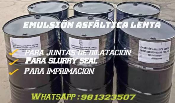 Emulsión asfáltica 