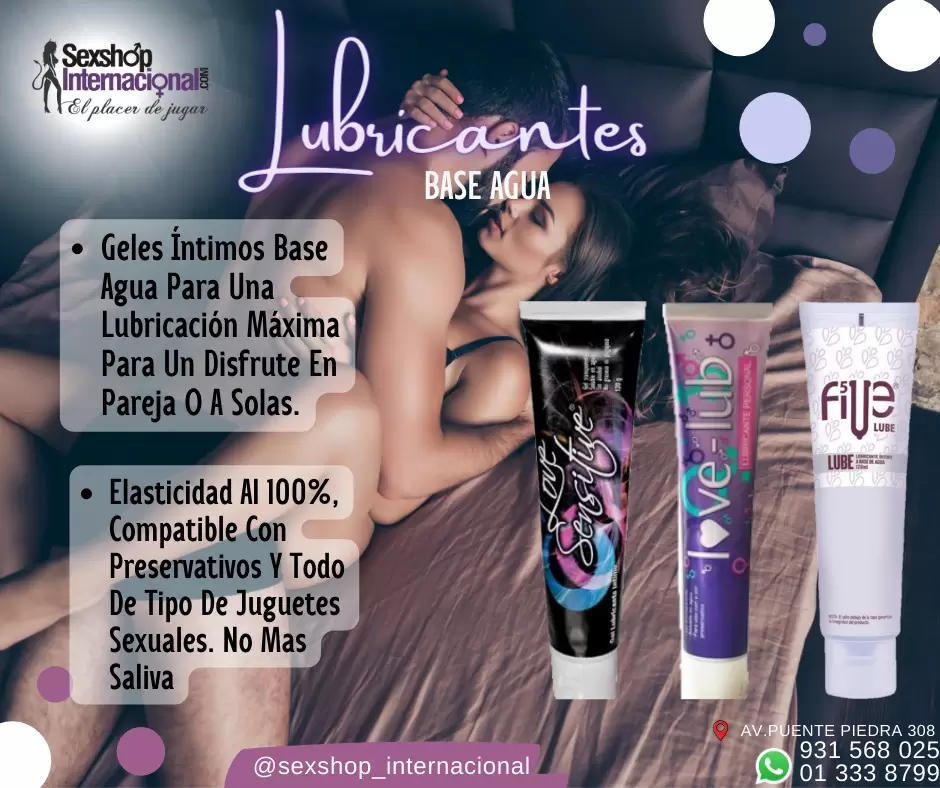 LUBRICANTES BASE AGUA NO MÁS SALIVA Y SÍ MÁS SEXO SEXSHOP 931568025