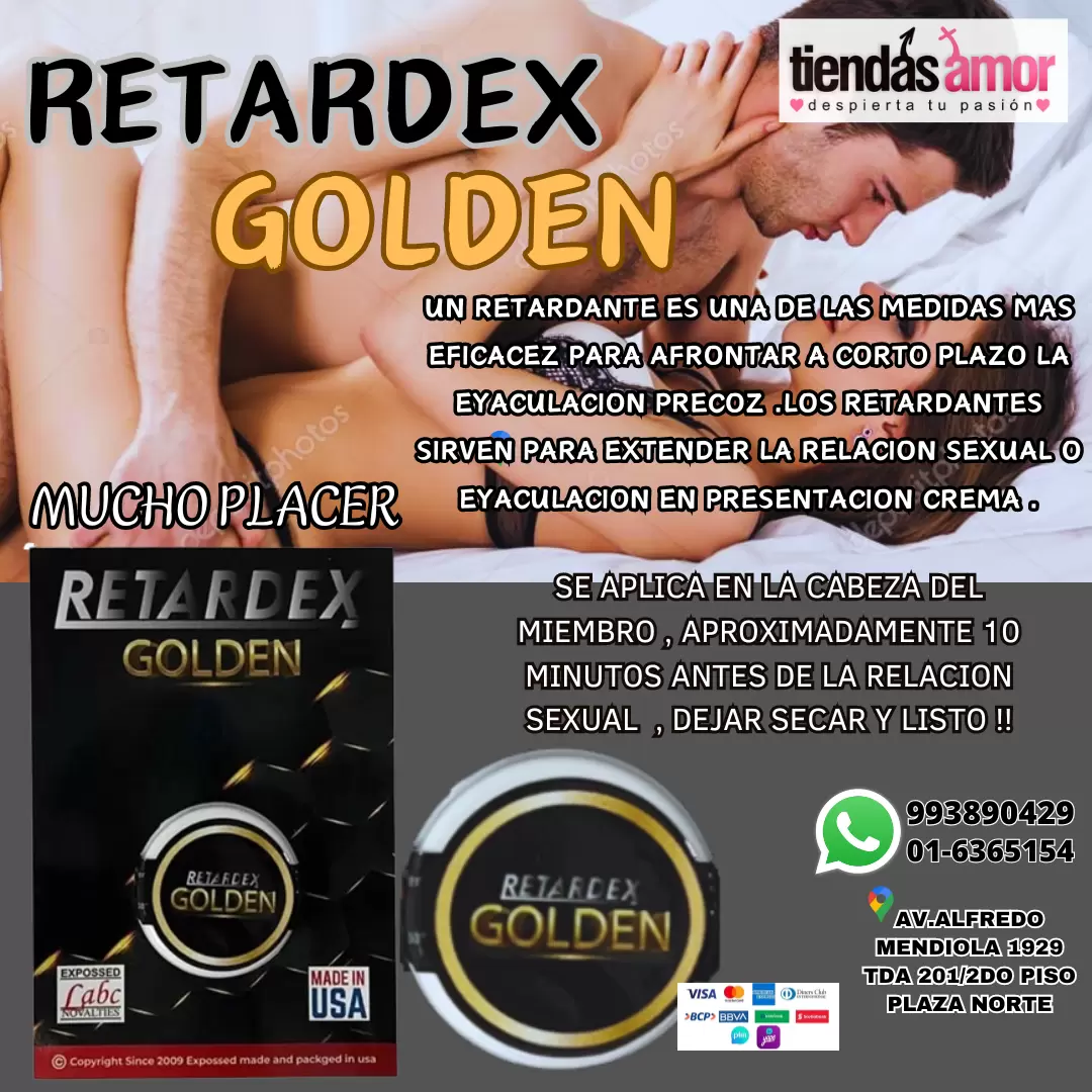 RETARDANTE GOLDEN CREMA