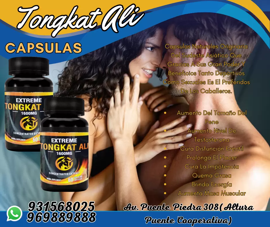 TONGKAT ALI CAPSULA POTENCIA ASIATICO DESARROLLO VIRIL 931568025