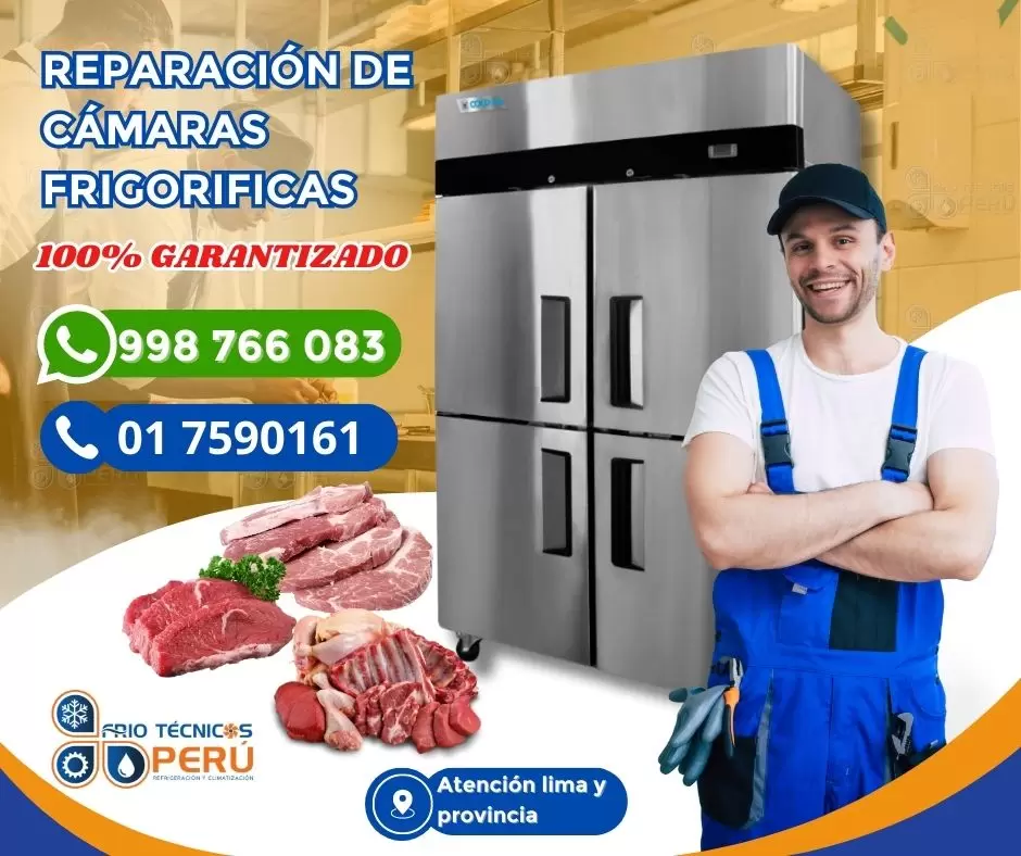 Refrigeración REPARACIÓN DE CÁMARAS FRIGORÍFICAS EN CALLAO