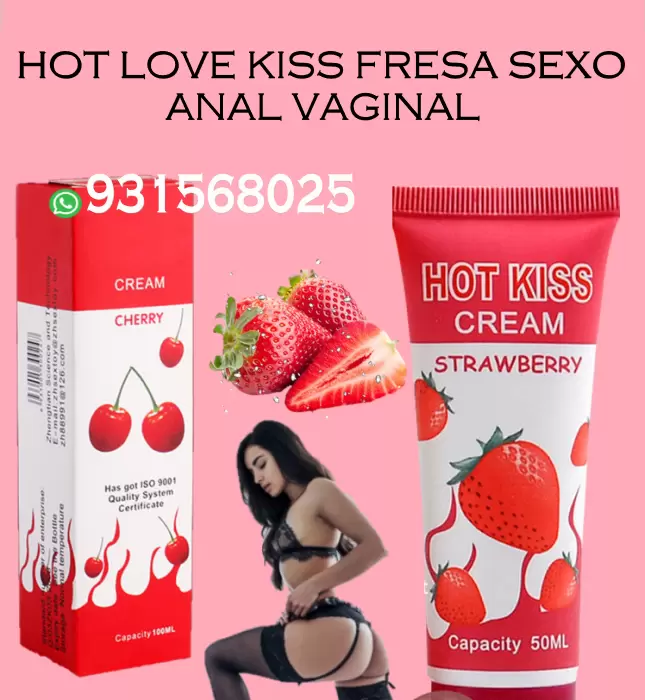 HOT KISS FRESA LUBRICANTE CALIENTE VAGINAL O ANAL 931568025