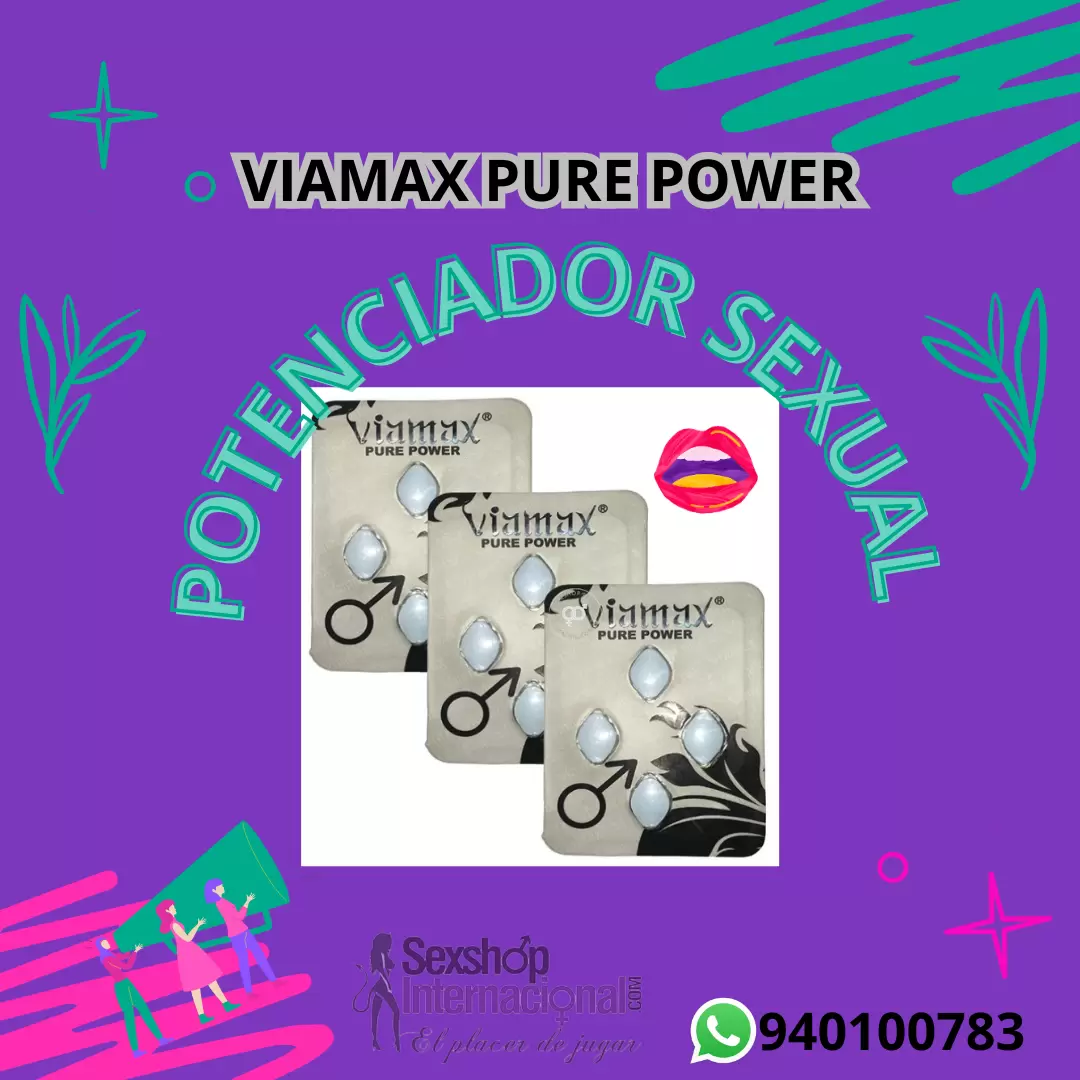 VIAMAX PURE POWER POTENCIADOR NATURAL ORIGINAL - JR. SOL DE ORO