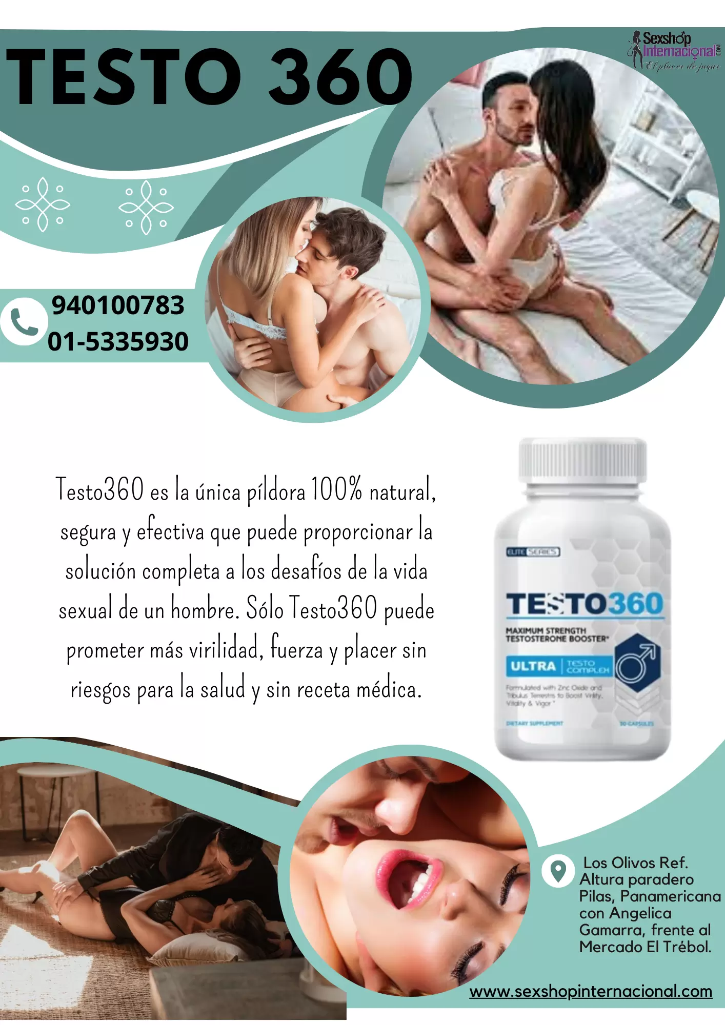 TESTO 360 MAS VIRILIDAD EN TODO LIMA SEXSHOP JR SOL DE ORO 2173