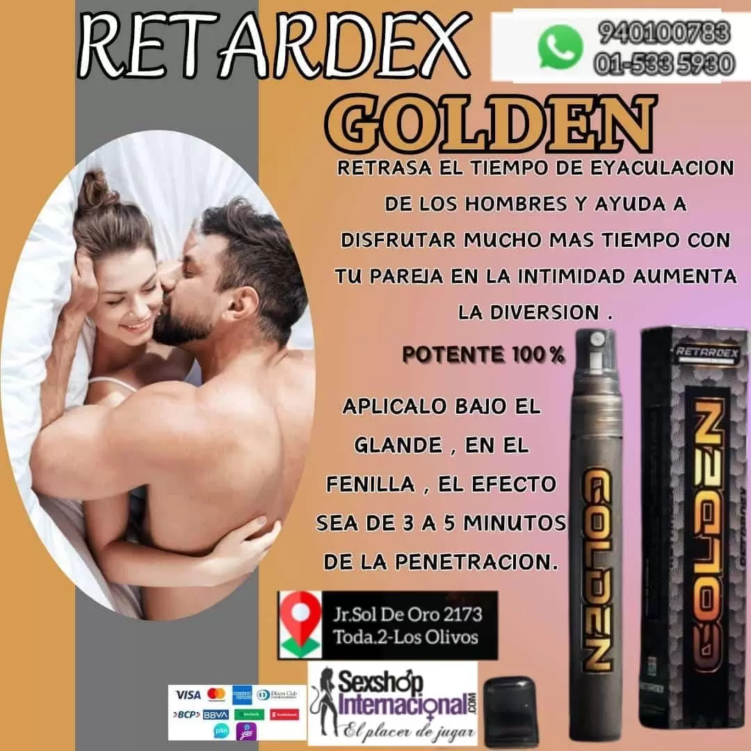 GOLDEN FOR MEN RETARDANTE EN SPRAY - JR. SOL DE ORO 2173