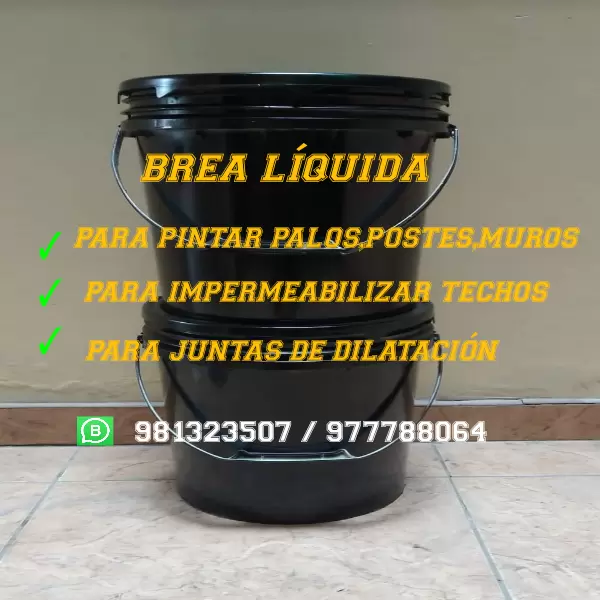 BREA LÍQUIDA X BALDES 