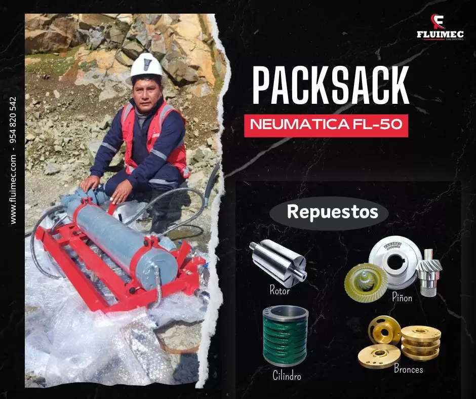 PACKSACK NEUMATICA FL50 - Indispensable para la exploración y extracción de muestras 