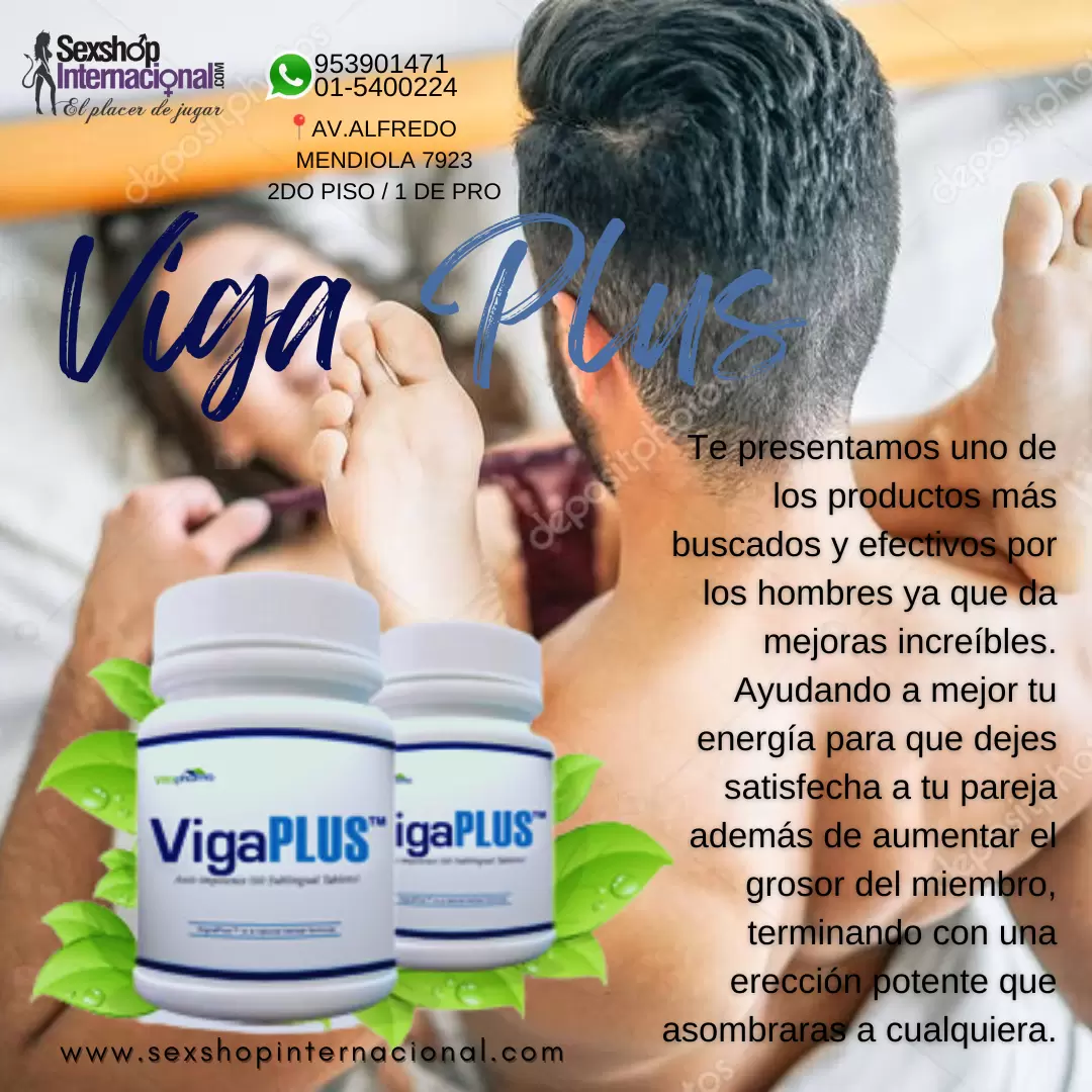 VIGA PLUS POTENCIADOR SEXUAL PARA HOMBRE.