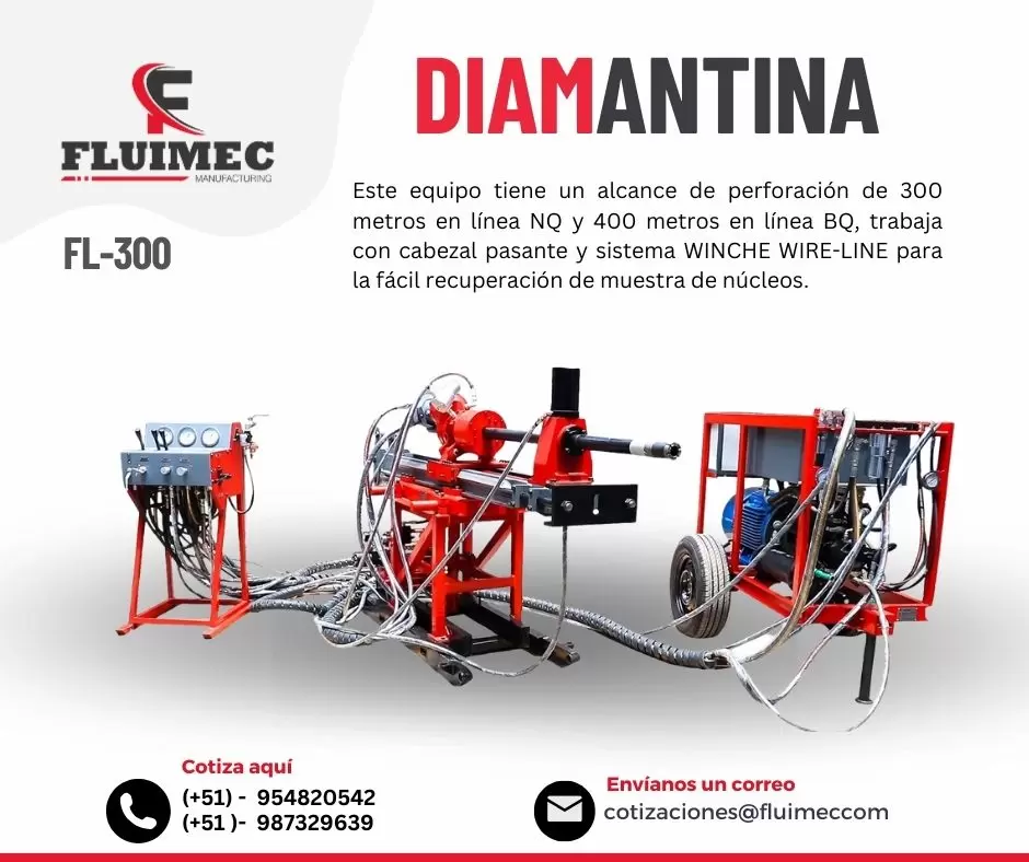 PACKSACK DIAMANTINA FL300 - perforación de 400 metros 