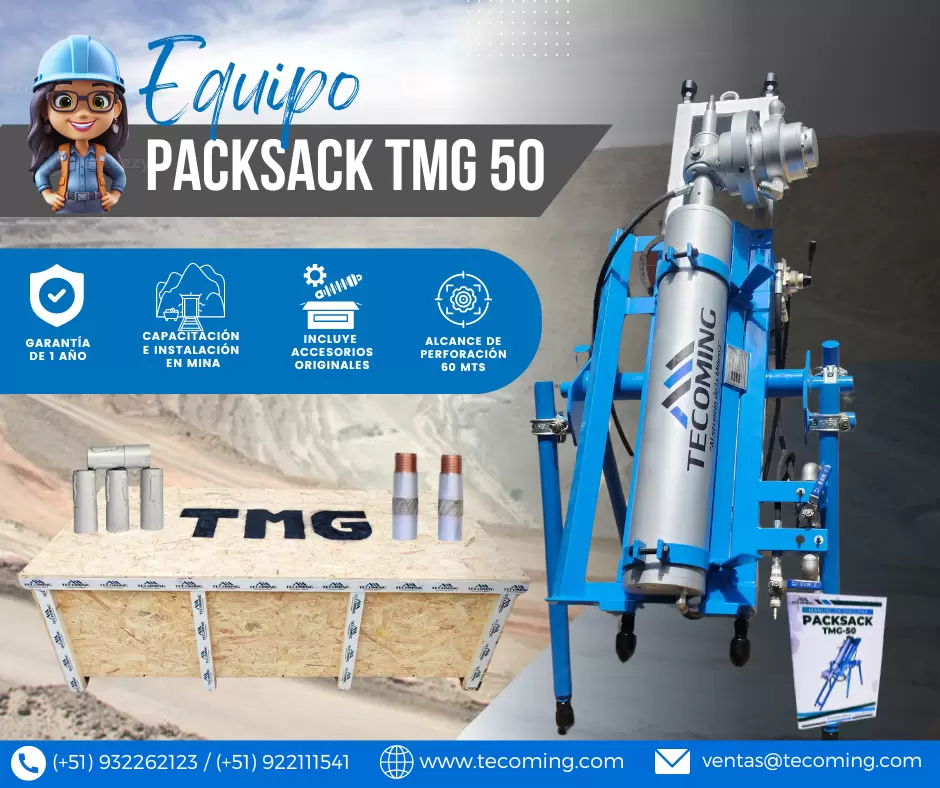 PACKSACK TMG TRABAJO EN INTERIOR DE MINA TECOMING SAC_AREQUIPA 