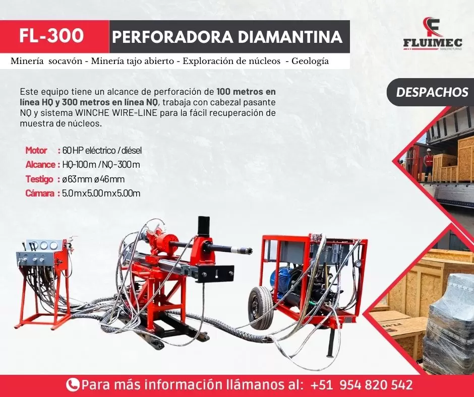 PACKSACK DIAMANTINA FL300 - EQUIPO PARA PERFORAR