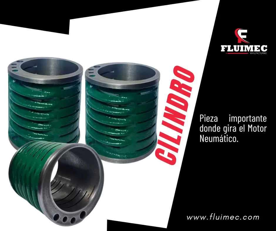 CILINDRO - Pieza importante donde gira el motor neumático 