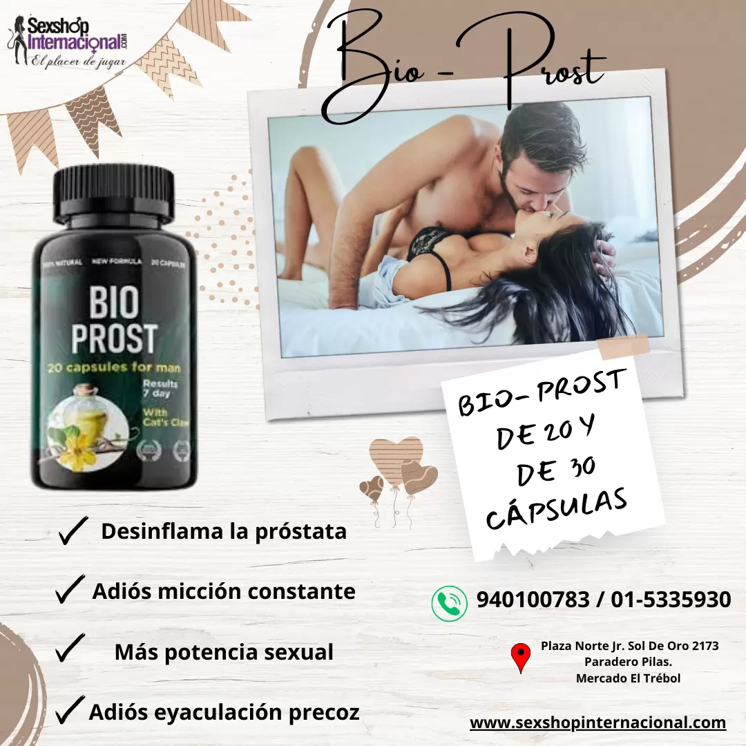 BIO PROST NATURAL PARA LA PROSTATA SEXSHOP - JR. SOL DE ORO