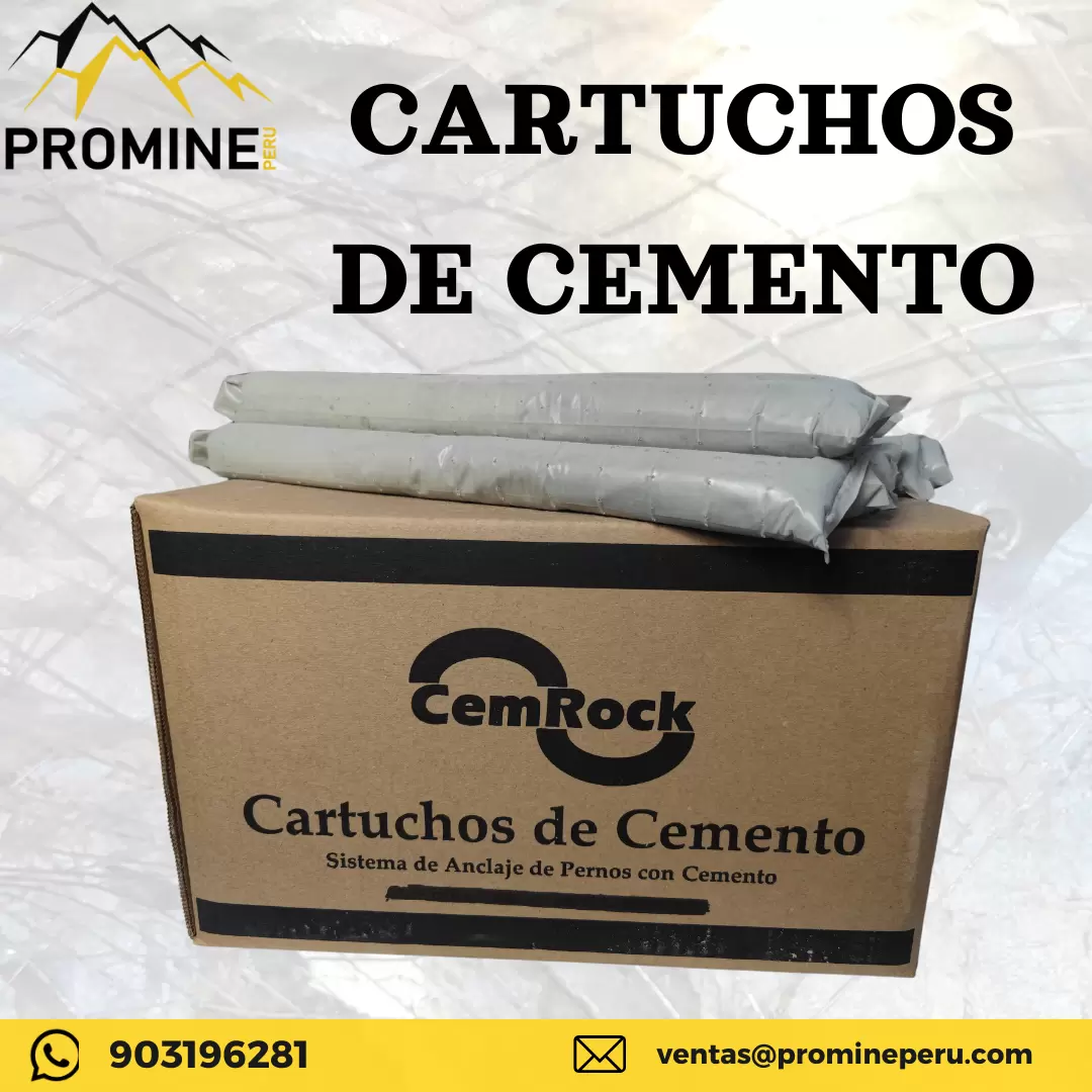 CARTUCHO DE CEMENTO SOSTENIMIENTO MINERO PROMINE SAC_AREQUIPA 