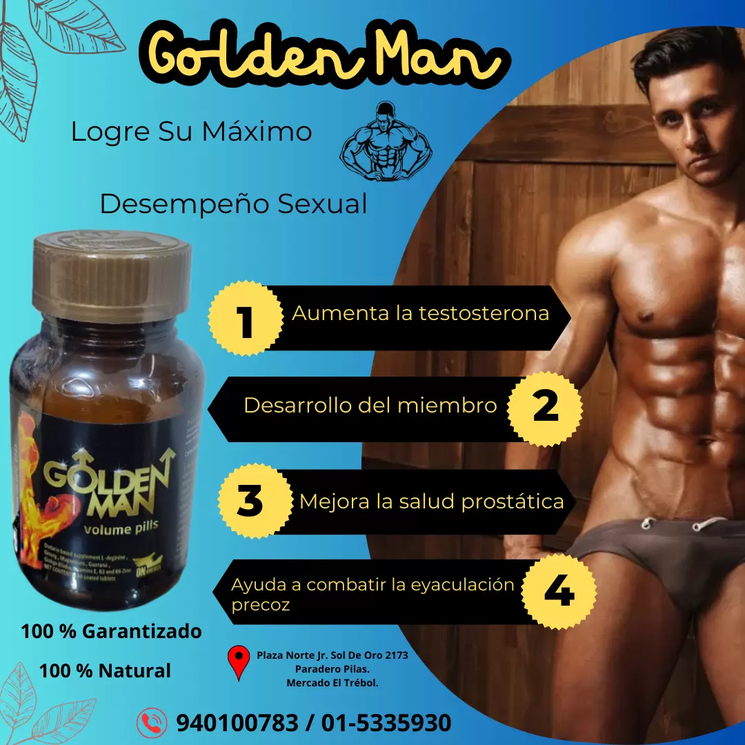 GOLDEN MAN-SUPLEMENTO MASCULINO