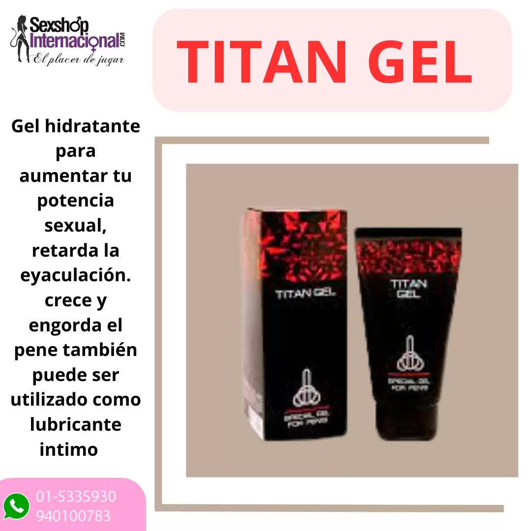 RETARDANTE TITAN GEL AGRANDA TU MIEMBRO