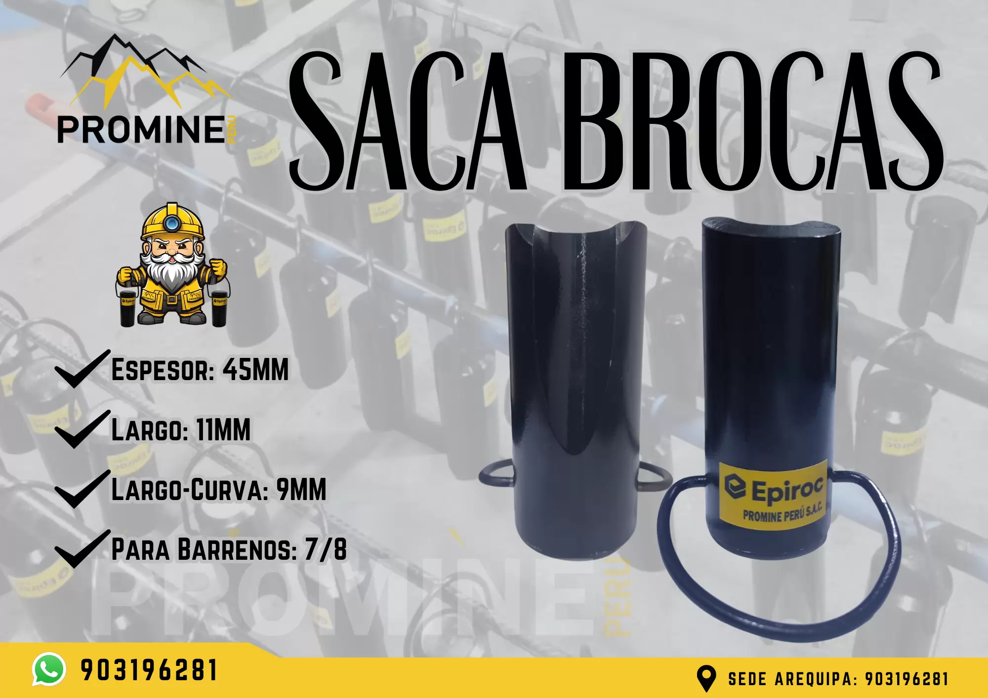 SACA BROCAS PROMINE SAC_AREQUIPA 